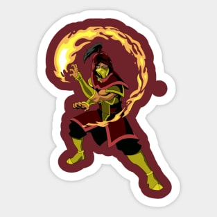 Scorpion Fire Bender Sticker